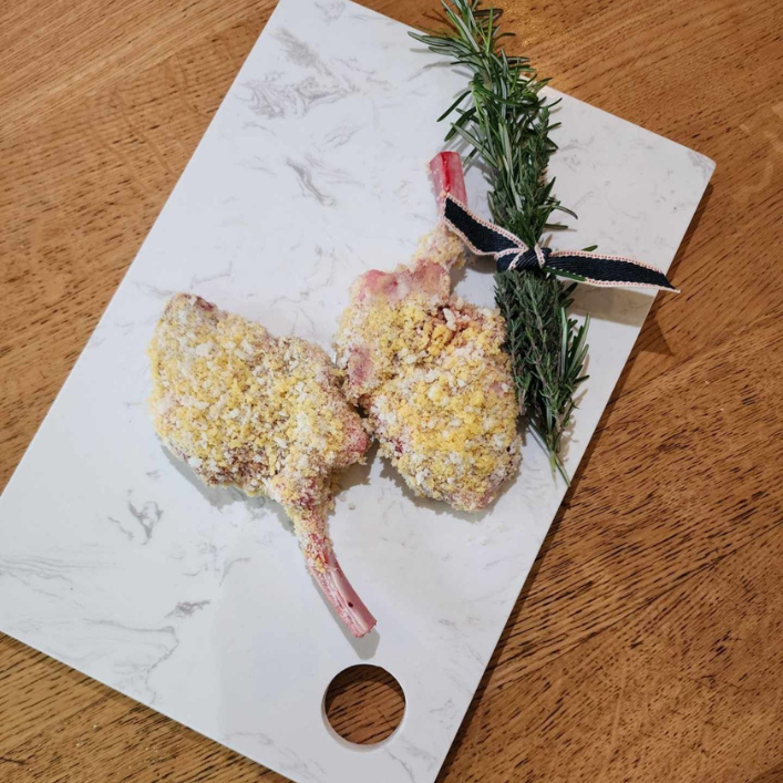 Lamb Crumbed Cutlets Per KG